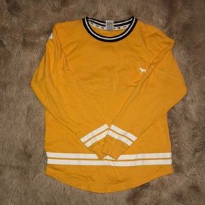 Victoria’s Secret Pink Varsity Long Sleeve Shirt